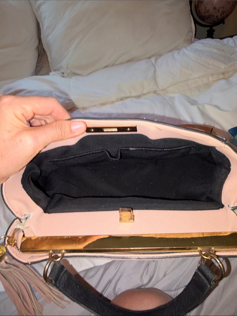 Aldo Women's Blush Pink Top-Handle Satchel - Picture 5 of 8